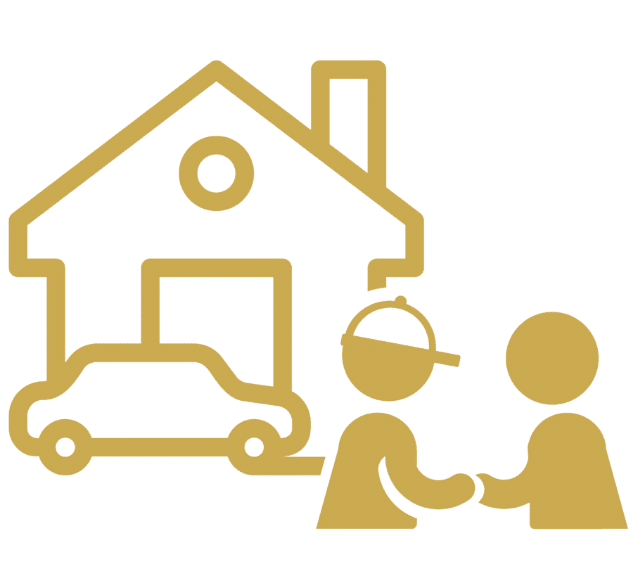 customer hand shake icon transparent